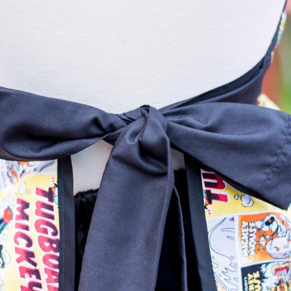 Classic Mickey Handmade 50's Style Pin-up apron - One of a kind! - Picture 9 of 10